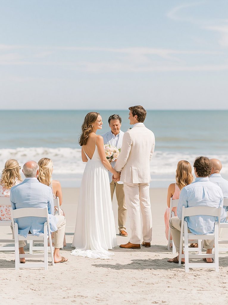 wilmington north carolina wedding planner; personalized beach elopement; intimate North Carolina wedding; North Carolina beach elopement